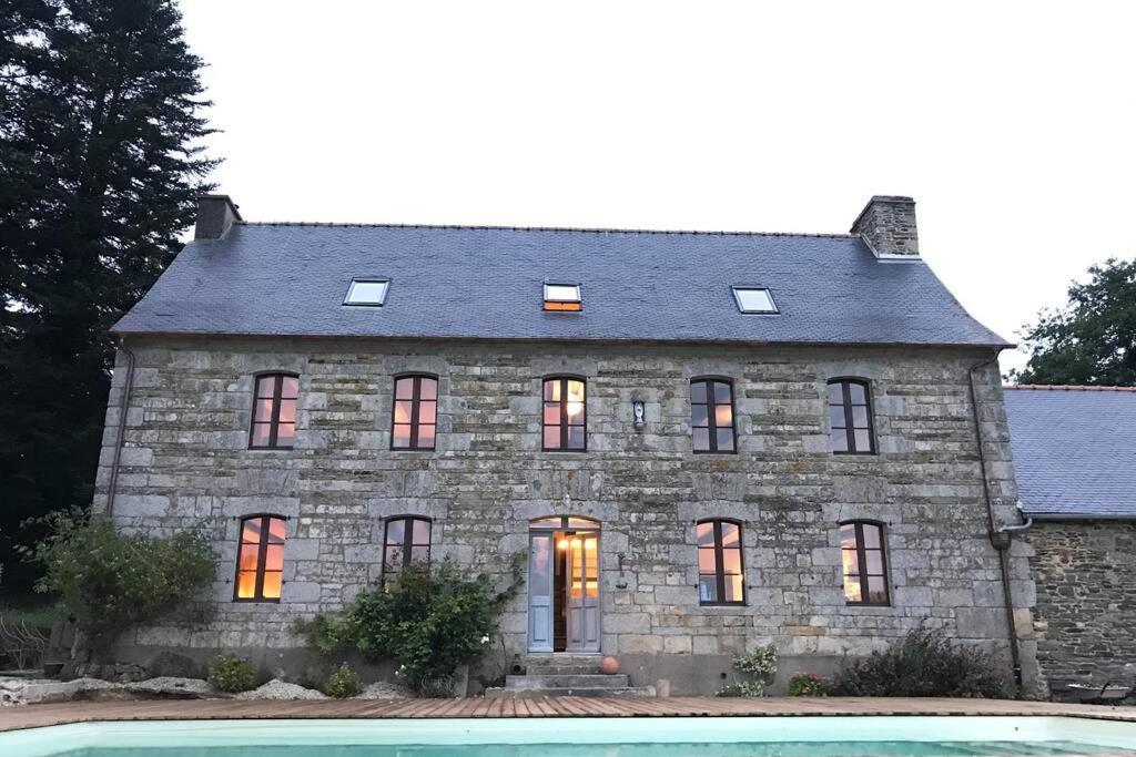 Вілла La Lande Du Rest - Le Quillio Magnifique Ancienne Ferme De Notables Avec Piscine Chauffee Екстер'єр фото
