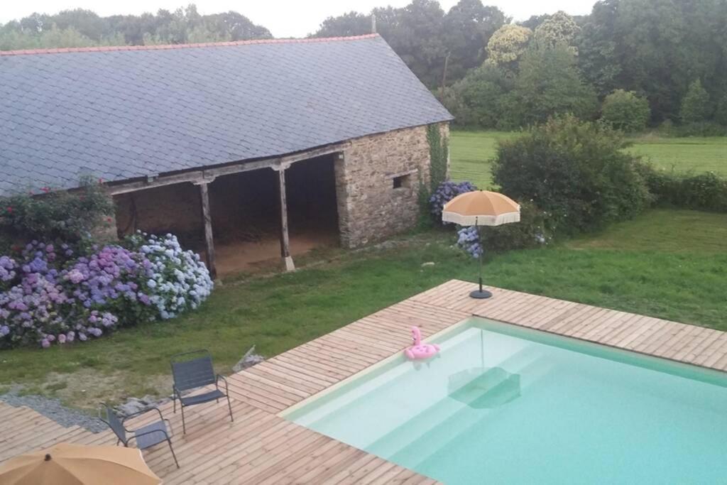 Вілла La Lande Du Rest - Le Quillio Magnifique Ancienne Ferme De Notables Avec Piscine Chauffee Екстер'єр фото
