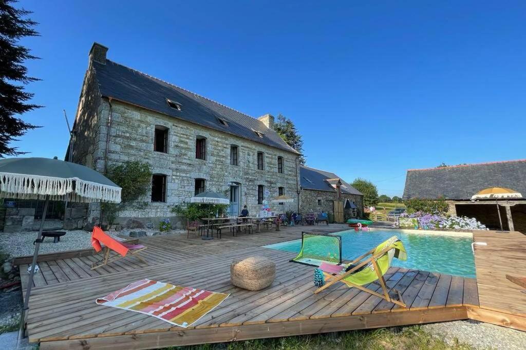 Вілла La Lande Du Rest - Le Quillio Magnifique Ancienne Ferme De Notables Avec Piscine Chauffee Екстер'єр фото