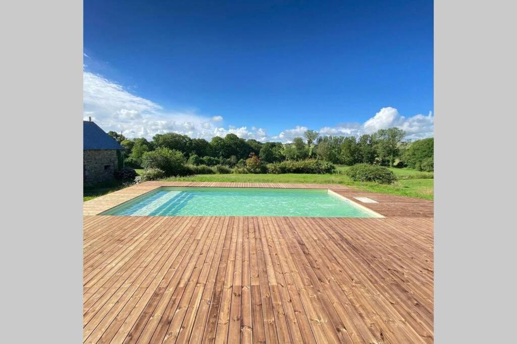 Вілла La Lande Du Rest - Le Quillio Magnifique Ancienne Ferme De Notables Avec Piscine Chauffee Екстер'єр фото